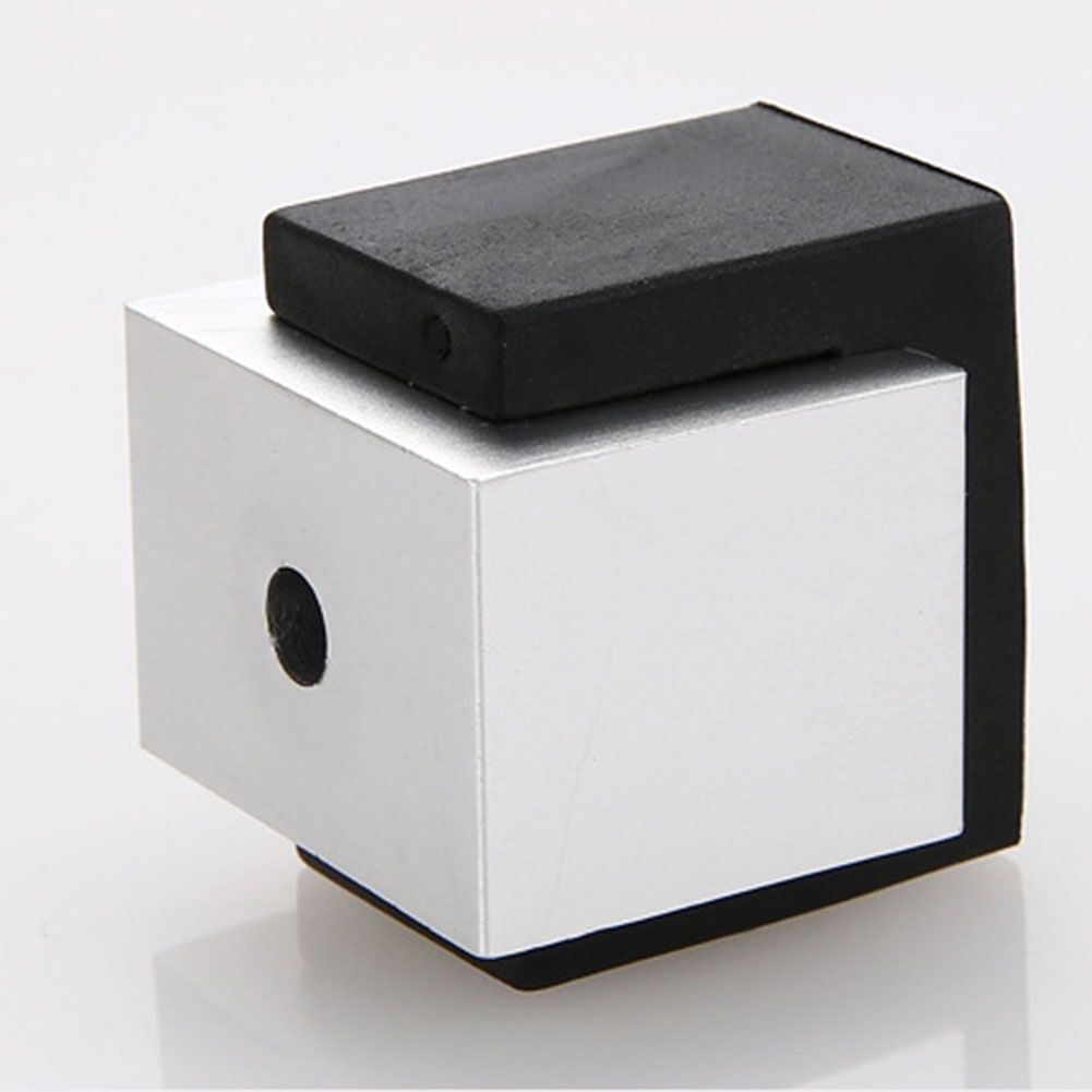 Deur Stop Vierkante Kantoor Protector Aluminium Anti Collision Badkamer Muur Guard Houder Meubels Hardware Home Hotel Wc
