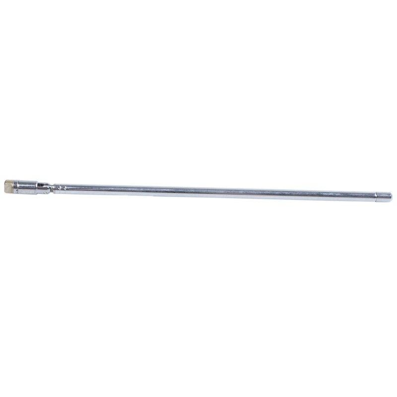 Radio DAB de 22 cm, 100 centímetros de televisión, 6 partes, antena telescópica aérea plateada