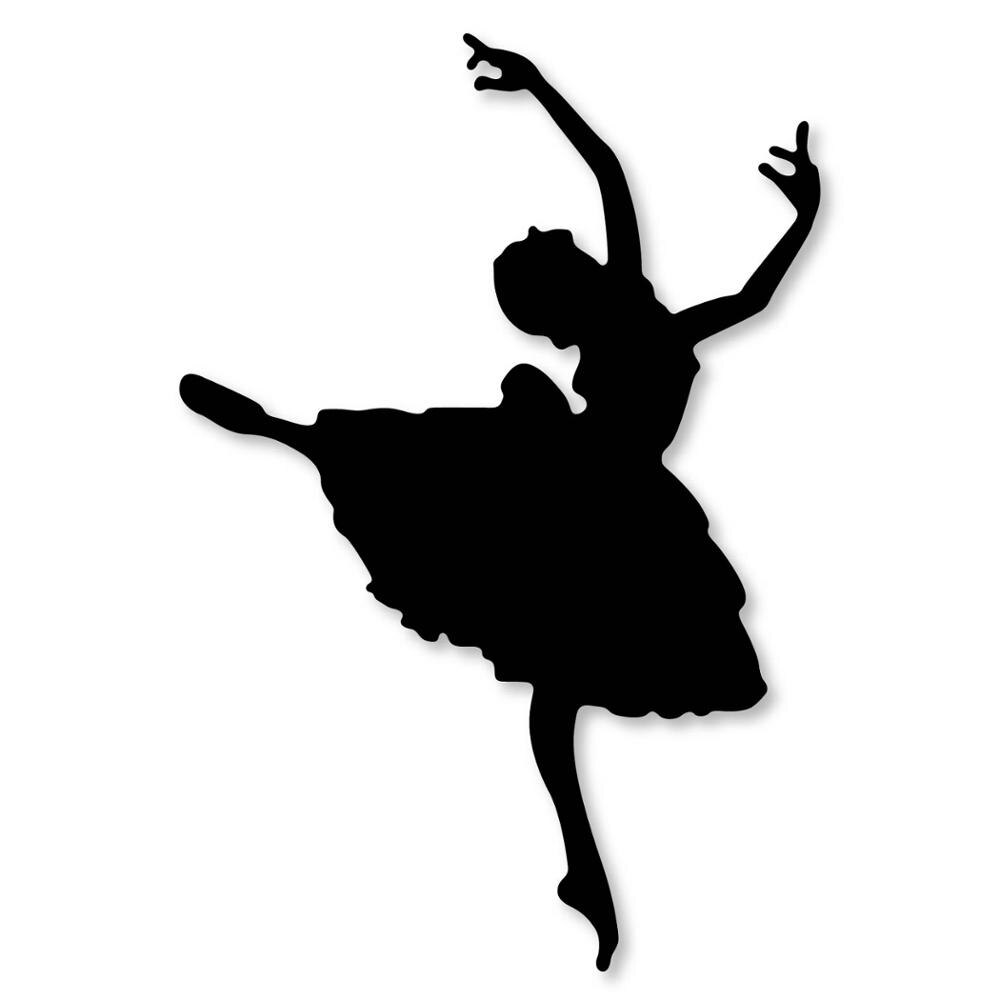 Ballet Dancer Frame Christmas Dies Girl Craft Metal Cutting Dies for DIY Scrapbooking Card Making Embossing Die Cut