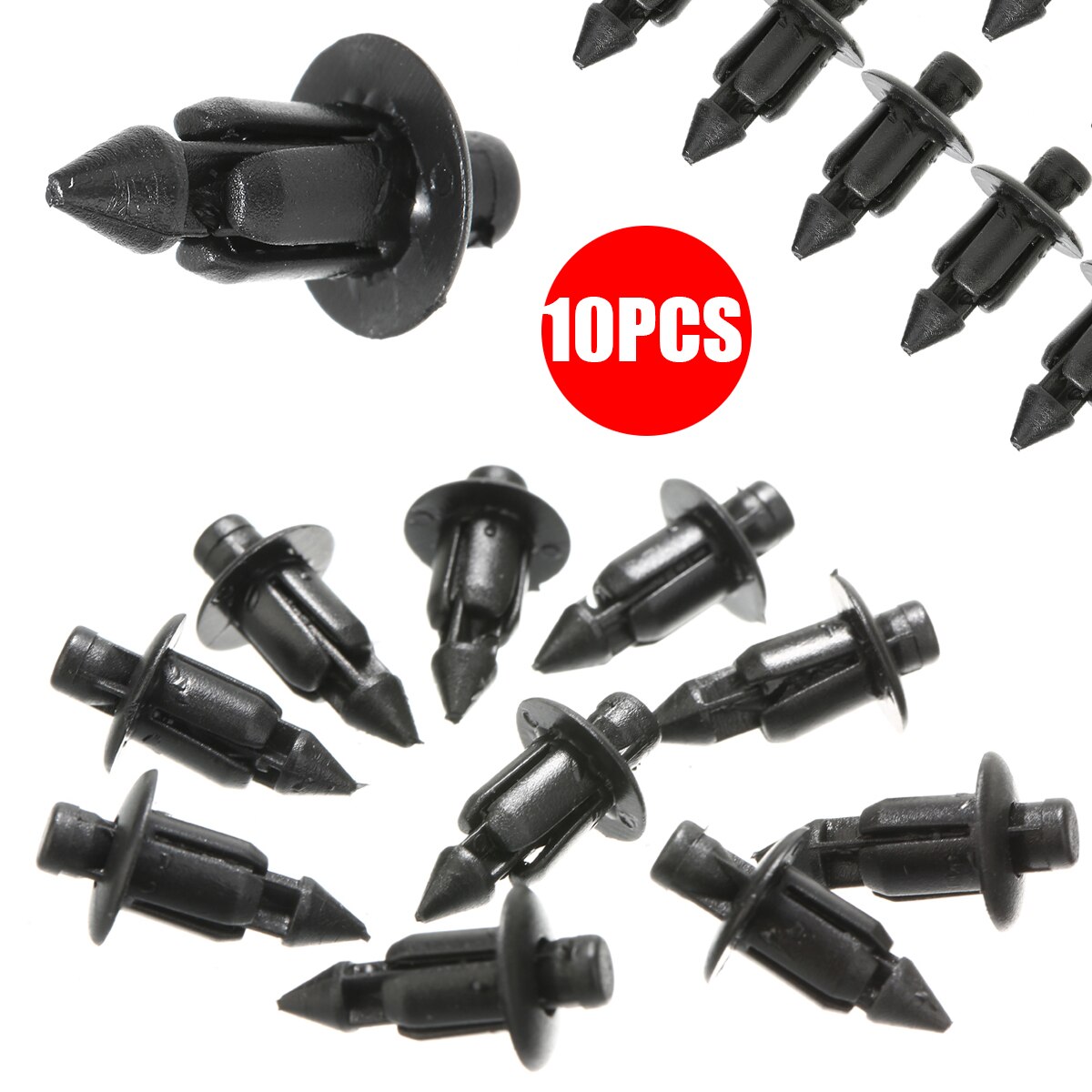 10pcs/set 6mm Plastic Bike Fairing Rivet Trim Clip For Honda For Yamaha For Suzuki Kawasaki