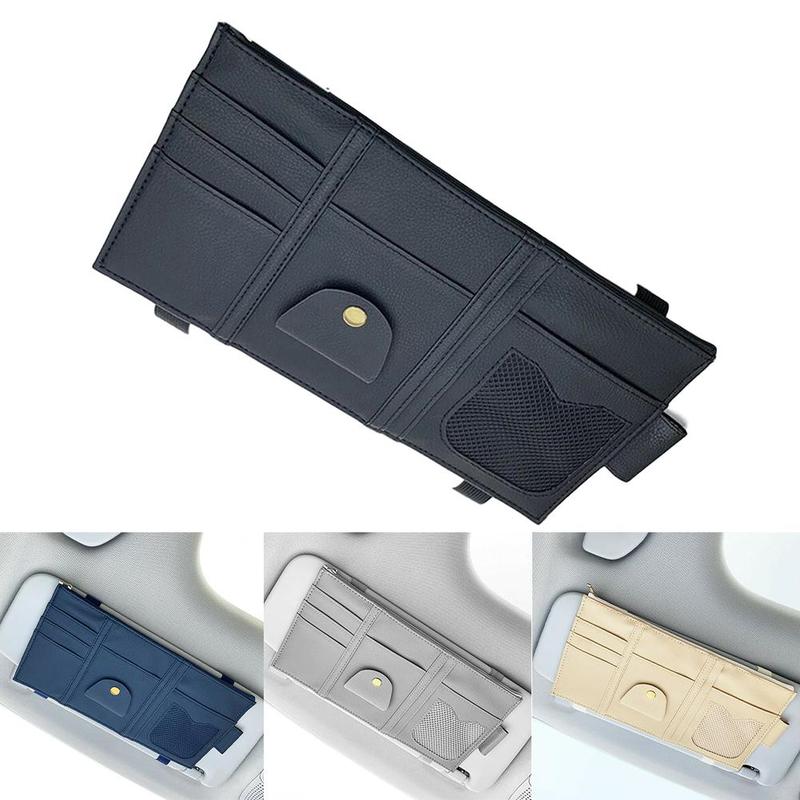 Universal Car Auto Visor Organizer Holder Case for Card Glasses Car Accessories Sun Visor Multifunctional Storag Bag
