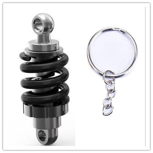 Motorfiets sleutelhanger, sleutelhanger, motorfiets sleutelhanger, accessoires voor ducati carbon xdiavel s kawasaki gpz 500s ex500r ninja: Zwart