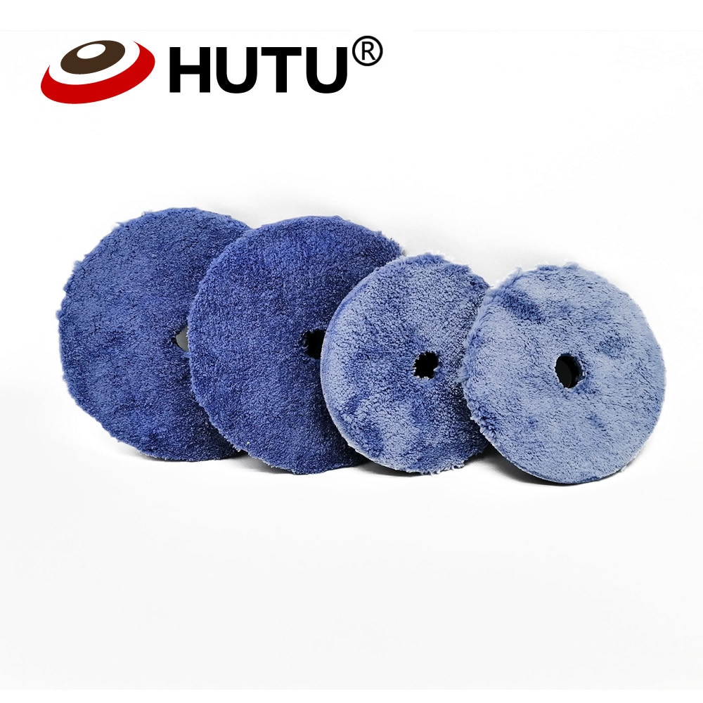 Tampone di lucidatura in microfibra DA 5/6 pollici tampone di lucidatura per bordi smussati kit di tamponi di lucidatura micro fibra per lucidatore per auto DA/RO