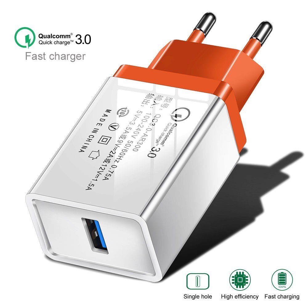 USB Schnelle Ladegerät 5V 3.5A EU QC 3,0 USB Wand Ladegerät Adapter Quick Charge 3,0 Telefon Ladegeräte für iphone XS Xiaomi Samsung Huawei