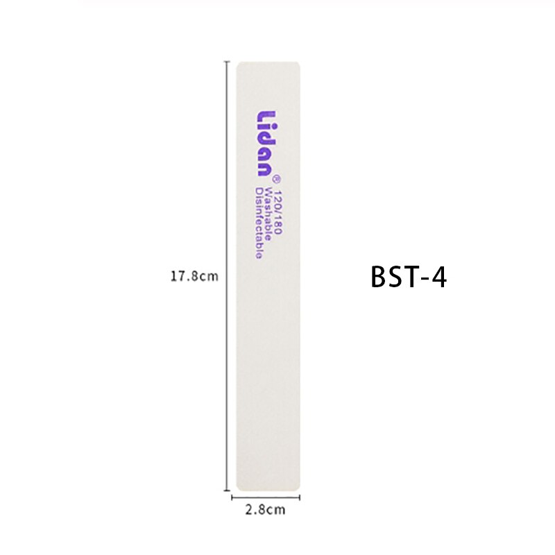 1 Pc biały dwustronna bufor robić paznokci diament pliku gąbki 100/180 polski blok profesjonalne szlifowanie narzędzia robić manicure robić paznokci lakier robić paznokci: G