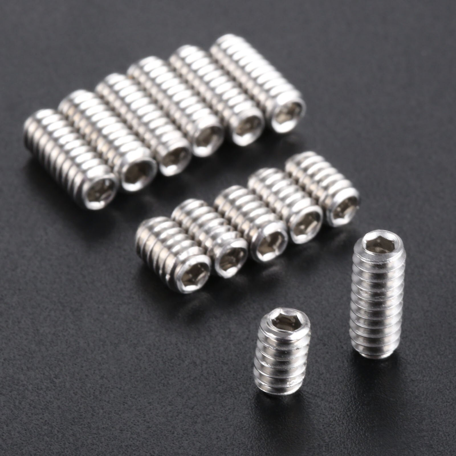 9mm/12mm 50 stk rustfrit stål surfbrætter finne skruer strippet surfbræt longboard finner propper ror skrue surfing tilbehør
