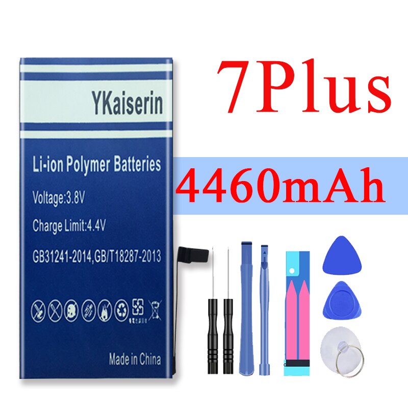 Ad alta Capacità Della Batteria Del Telefono Mobile Per Il IPhone 4 4s 6s 6 7 8 6S/6/7/8 più di X Batteria di Ricambio Per Apple 5 5S 5C Se + Codice Binario: For iPhone 7 Plus