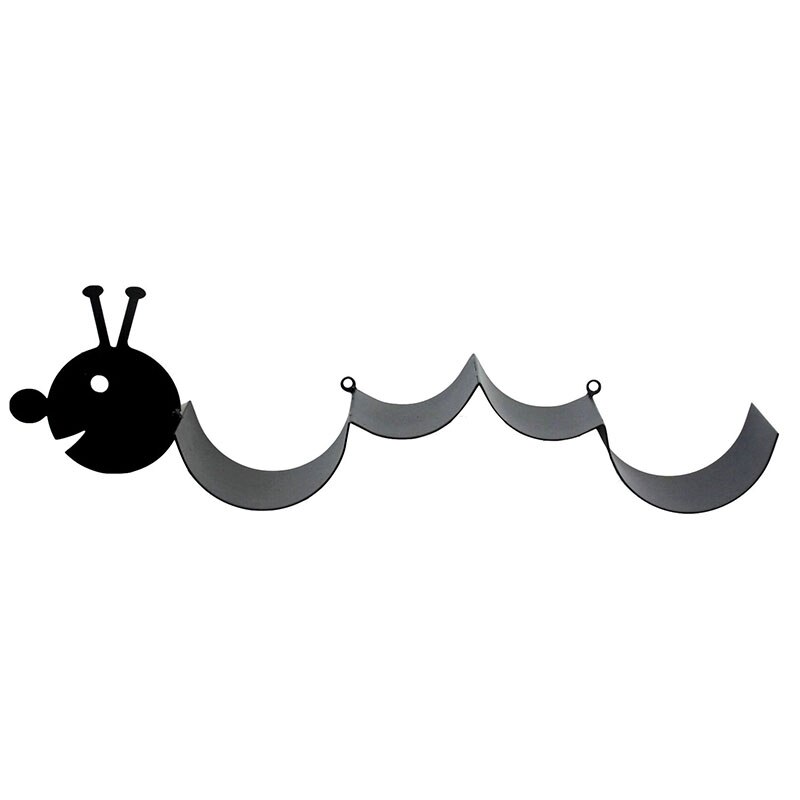 Novelty Caterpillar Toilet Roll Holder Bathroom Ornament Free Standing Metal: Default Title