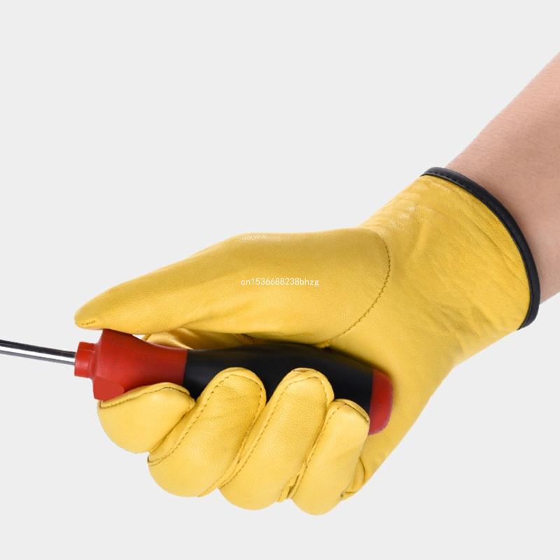 Leren Tuinhandschoenen Voor Dames En Heren Doornbestendige Zware Tuinhandschoenen Voor Heren, Ademende Tuinhandschoenen