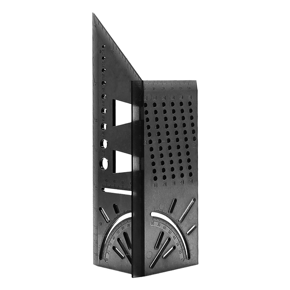 WoodWorking Ruler Square Woodworking Scribe Measuring Measure Tool with Gauge and Ruler Convenient High Supplies
