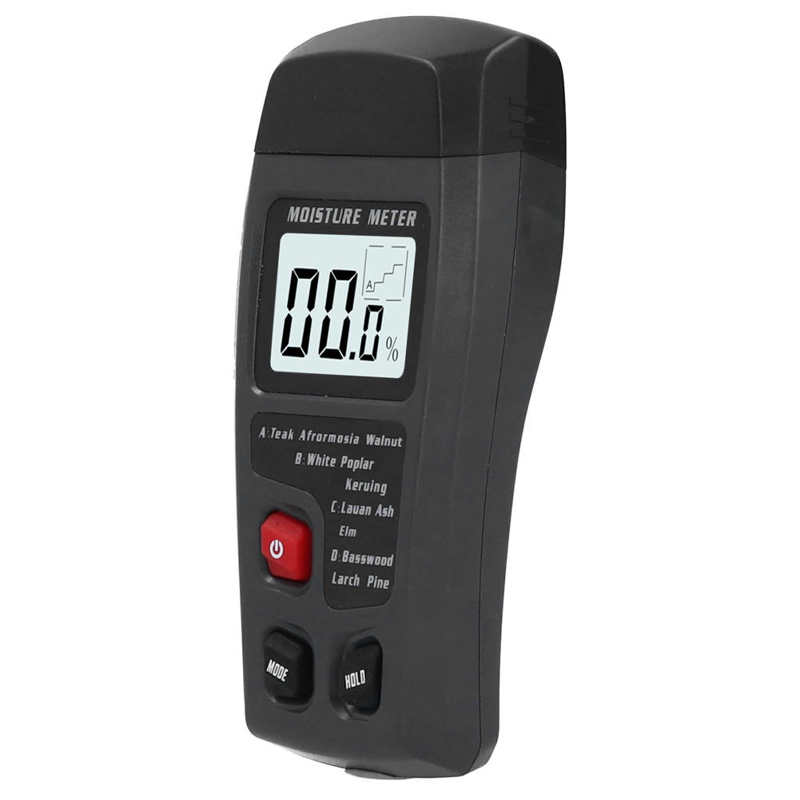 Wood Moisture Test Meter Digital Humidity Tester High Accuracy Moisture Measuring Tool Wood Moisture Meter for Wood Medicinal