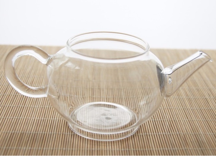 Gennemsigtig tekande varmebestandig glas tekande med kinesisk infusions kaffeblomst te blad urtepotte 250ml holdbar kedel