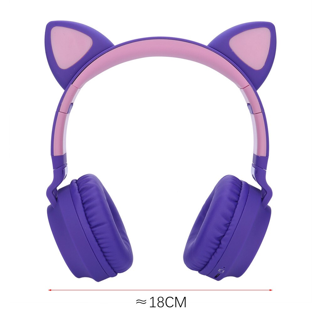 -selling cat ear style ladies gaming wireless bluetooth headset wear bluetooth headset to enjoy unlimited music#30