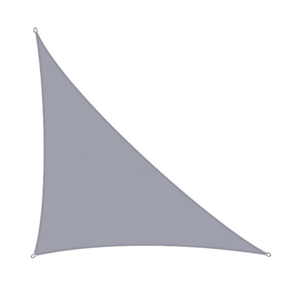 Right angle sunshade waterproof wear-resistant sun sail canopy dustproof garden terrace pool uv block canopy for outdoor use: Grey