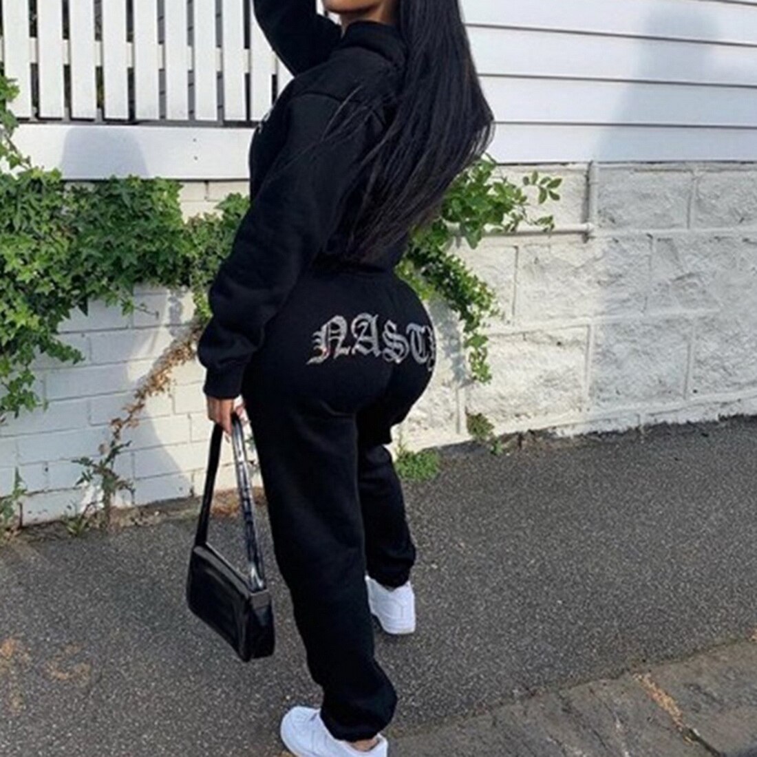 Fasshion Trainingspak 2 Stuk Vrouwen Set Oversized Hoodies Sweatshirt Losse Joggingbroek Joggers Sport Pak Vrouwen Outfits Sweatsuit