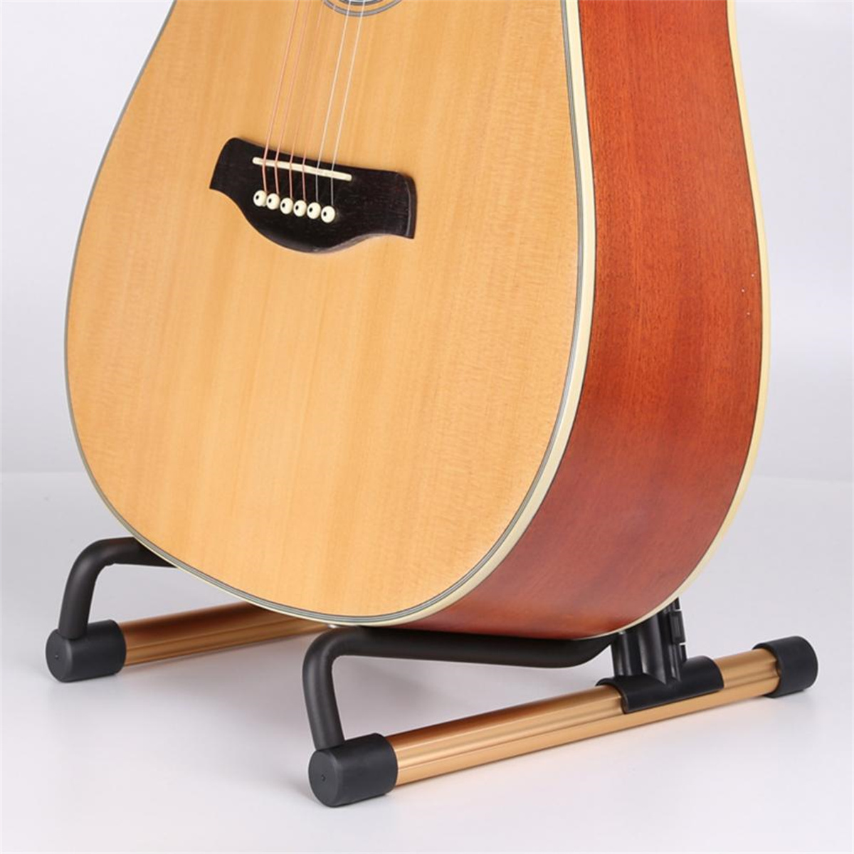 Gitarren ständer Aluminium legierung faltbar abnehmbare A-Rahmen für Gitarren Bass Ukulele tragbare Halterung