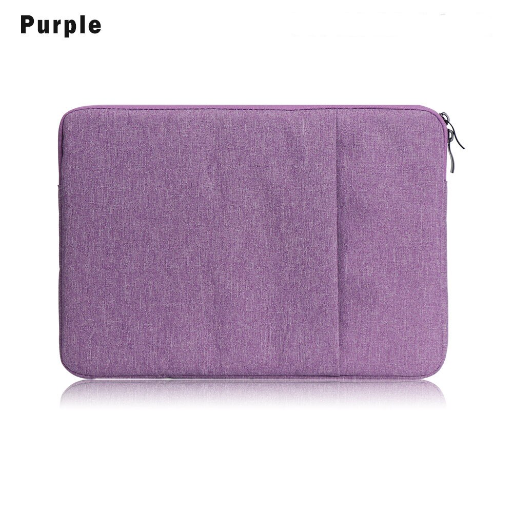 1PC Waterproof Universal Laptop Bag Sleeve Case Cover Notebook Pouch For MacBook Air Pro Lenovo HP Dell Asus 11 13 15 15.6 inch: Purple / To Fit 14-15.4 inch