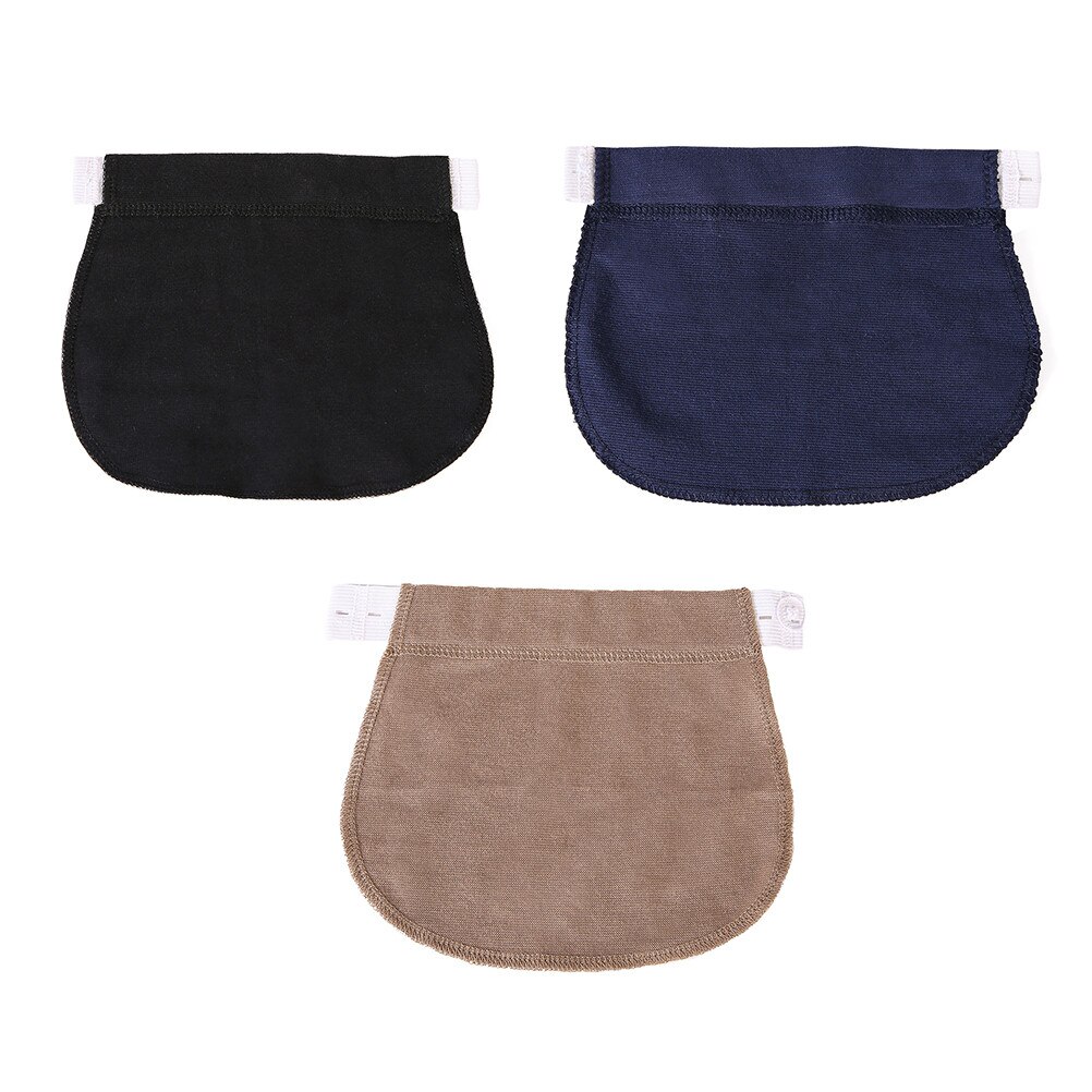1/3 pièces maternité grossesse ceinture ceinture élastique taille Extender taille Extender pantalon noir/bleu marine/kaki: 3pcs