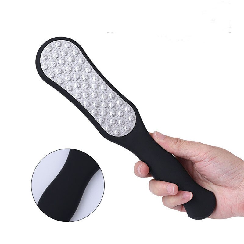 1pc rustfrit stål praktisk fod rasp hæl fil hård død hud callus remover eksfolierende pedicure pleje værktøj