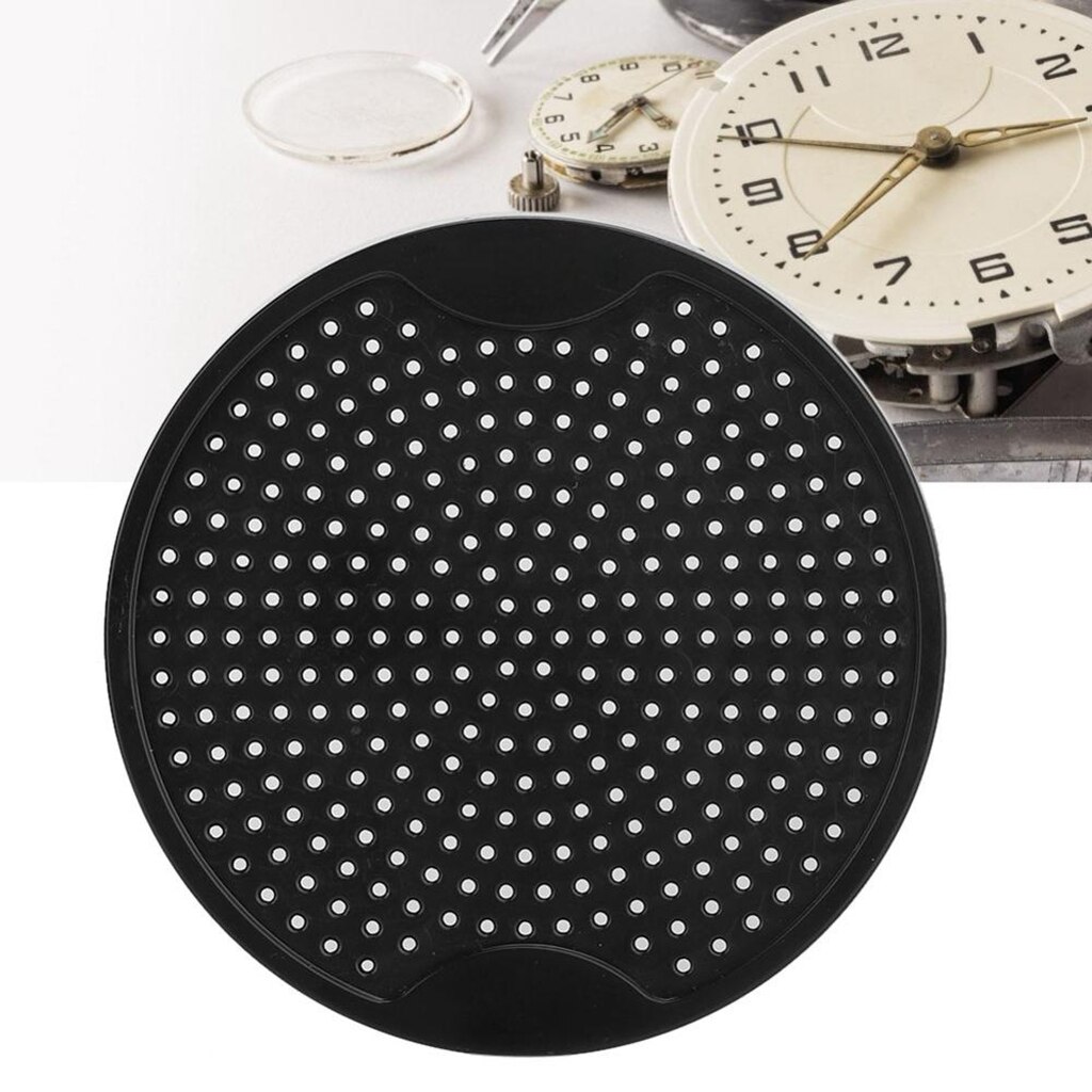 7153 Horloge Dial Ondersteuning Voor Horlogemaker Horloge Diy Repair Tools Zwart