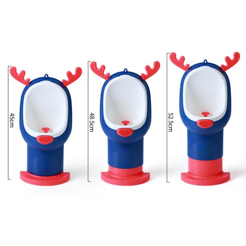 Nette Hirsch Töpfchen Urinal für Jungen mit Lustige Mit Dem Ziel Ziel, Einstellbare Höer, kleinkind Junge Wc Pee Trainer, 3 Farben
