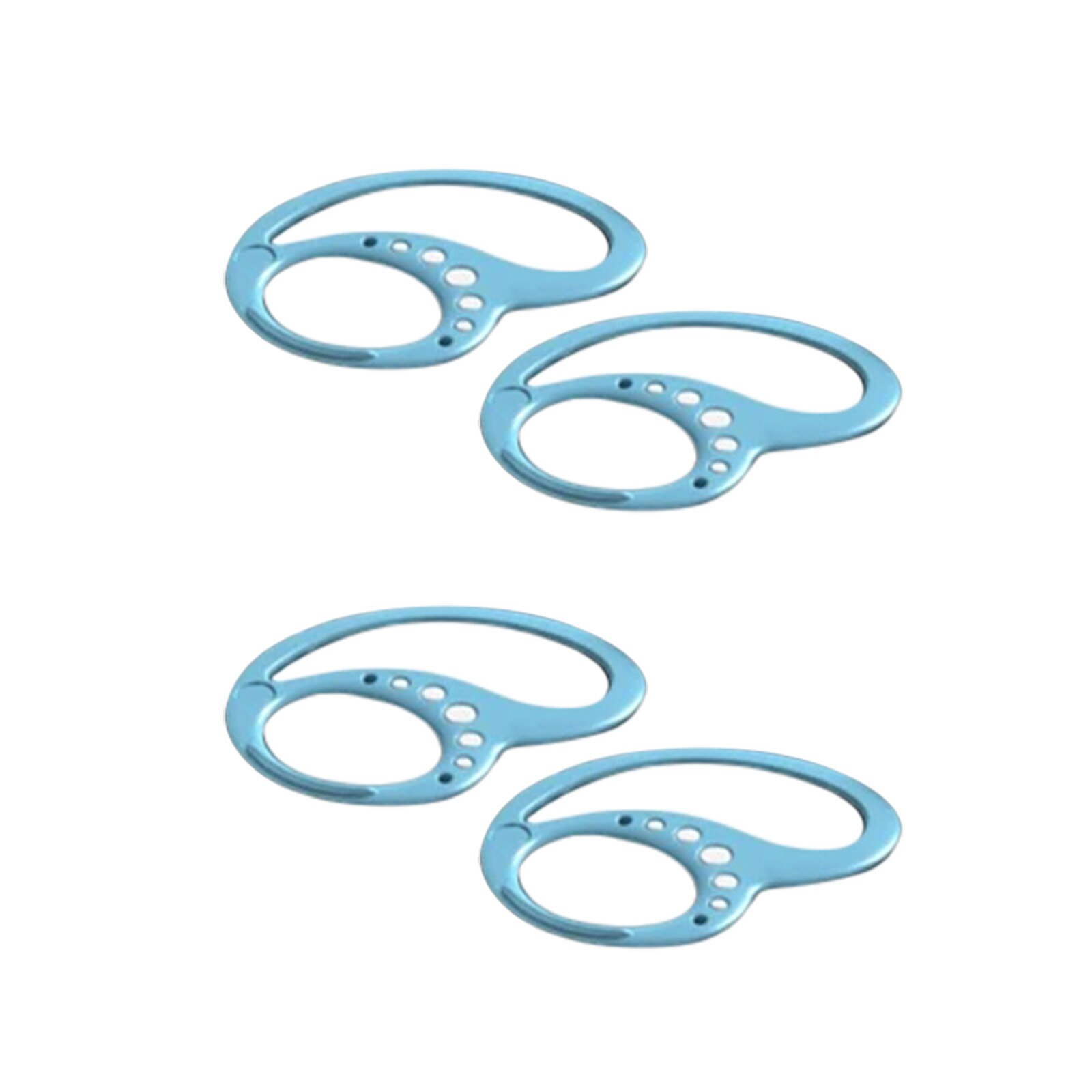 Comfortable Earhooks Compatible All Earbuds Hook-shaped Sports Earphone Holder: Blue