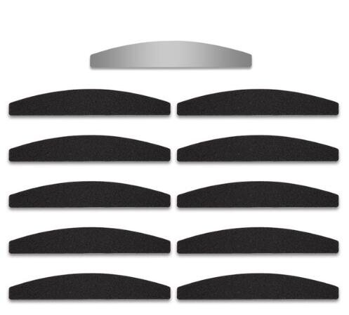 10 pcs Nail Files and Buffers with Stainless Steel Buffer Block Salon Fingernail Files Nail Art Kit