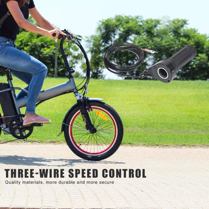 24V 36V 48V 3 Draden Twist Throttle Grip Voor Electirc Scooter Bike 7/8 "Stuur Elektrische voertuig Stuur Controller