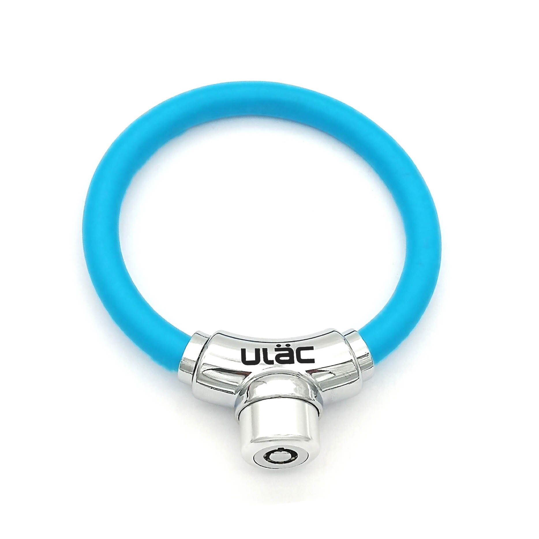 ULAC blokada rowerowa drut stalowa linka blokada podkowa pierścień zabezpieczający blokada akcesoria robić jazdy na zewnątrz kolarstwo sportowe części rowerowe: niebieski