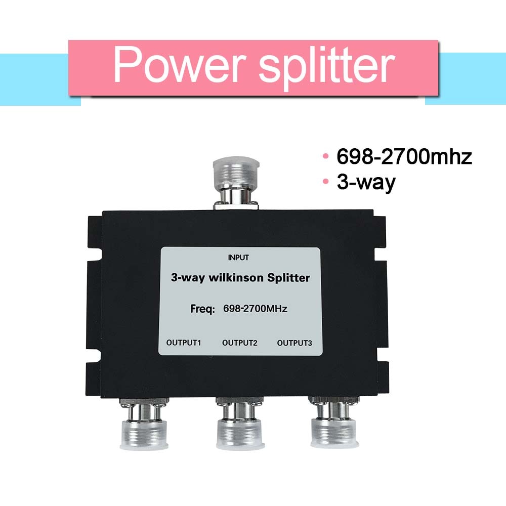 698 mhz-2700 mhz 3 way Power Splitter niedrigen verlust Micros Power Divider Für GSM 3G 4G handy Signal Booster Repeater