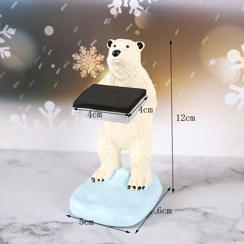 soporte de reloj astronauta ama de llaves sirviente soporte de exhibición de reloj Robot oso Polar reloj estante de exhibición de almacenamiento de joyería: Verde