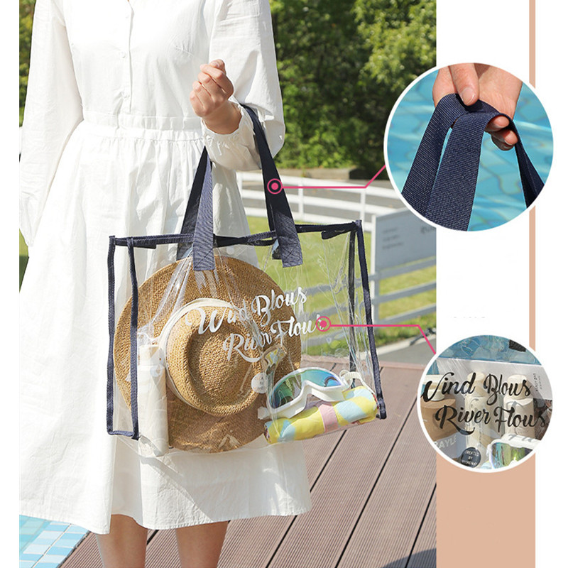 Pvc Beauty Make-Up Tas Handtas Opbergtas Waszak Zwemtas Transparant Waterdicht Dames Zakenreis Toiletrie Organizer