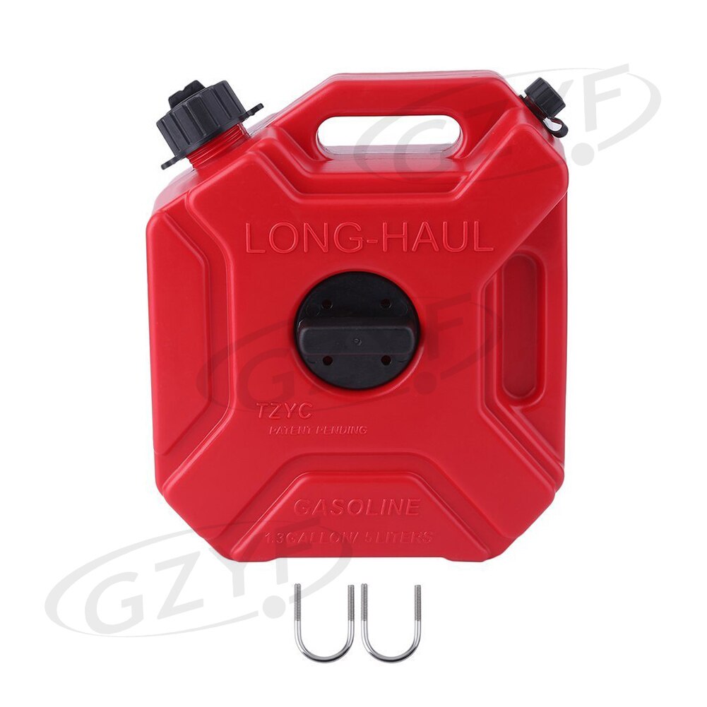 1.3GL/5L Universal Fuel Pack w/ Lock Jerry Can Gas Container For Off Road ATV UTV Jeep ABS Plastic Auto Accessories 25*12*28.5CM