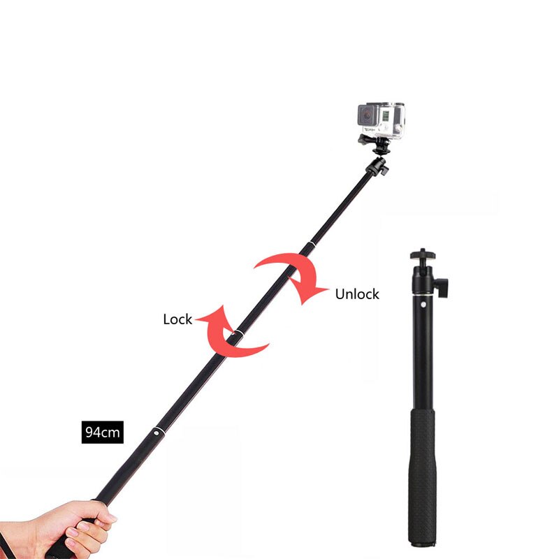 2 in 1 In Metallo Materiale selfie stick rod + treppiedi del supporto per dji osmo mobile 3 2 osmo tasca giunto cardanico osmo Accessori macchina fotografica di azione