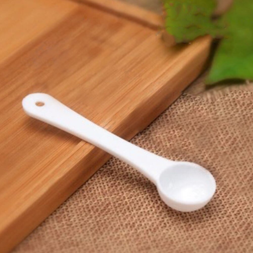 1 Gram Tool Portable Home Measuring Tool Powder Scoop Fertilizer Practical Mini Durable Lightweight Spoon White Garden
