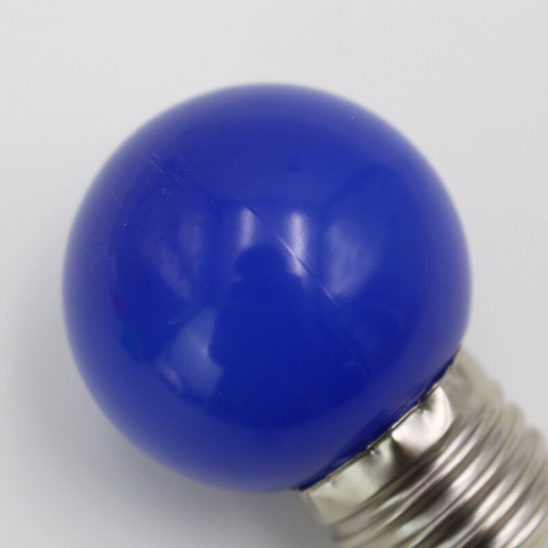 E27 Led Bulbs - E27 1w Pe Frosted Led Globe Colorful White/Red/Green/Blue/Ylellow Lamp 220v -1PCs