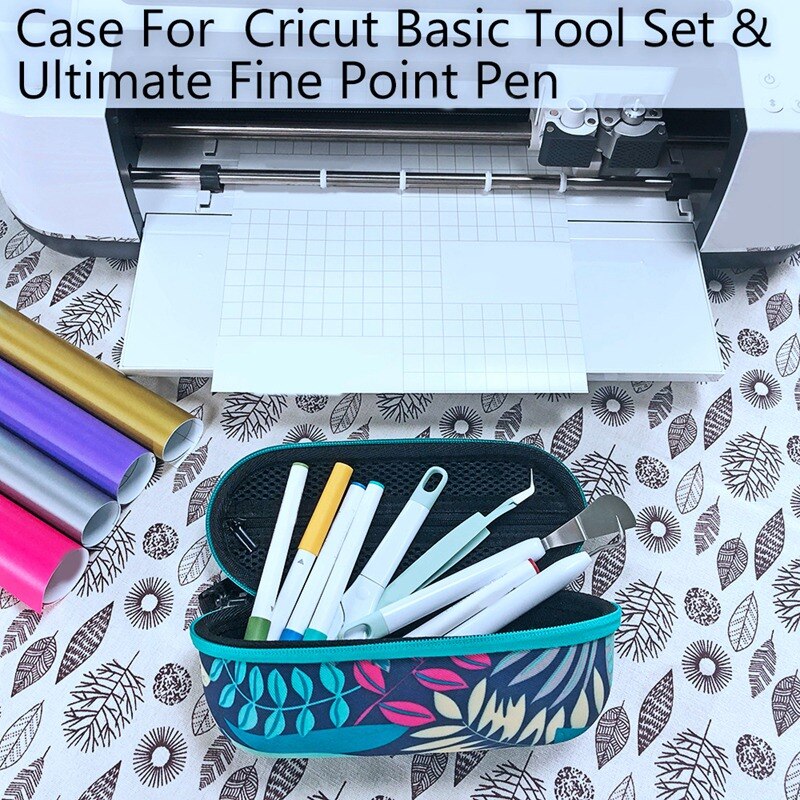 Hard Carrying Travel Case for Cricut Basic Tool Set & Ultimate Fine Point Pen