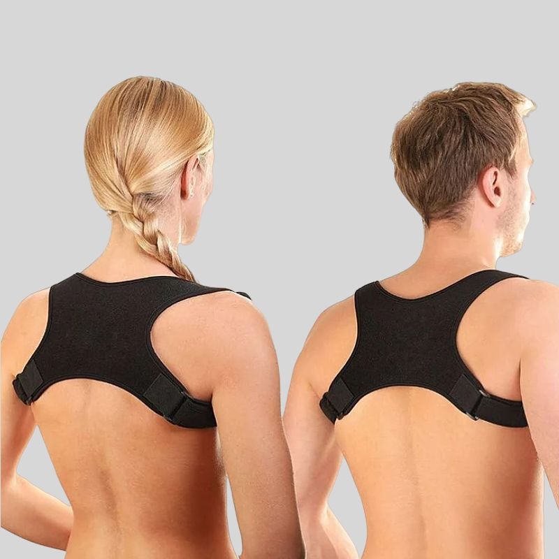1 stks Verstelbare Rugbrace Ondersteuning Onzichtbare Schouder Houding Corrector Wervelkolom Nek Gezondheid Correctie Riem Thuiskantoor Sport