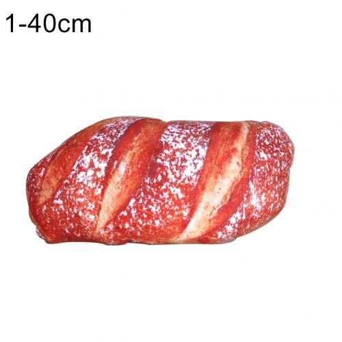 Creativo 3D Simulare prosciutto Burro di Sesamo Pannello Modello di Bambola di Pezza Bambini Regalo di Nuovo Cuscino Complementi Arredo Casa: 40cm rosso Bread