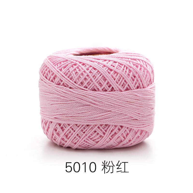 Ruyi No. 5 Lace Summer DIY Hand Knitted Crochet Mercerized Pure Cotton Yarn Knitted Yarn: 5010