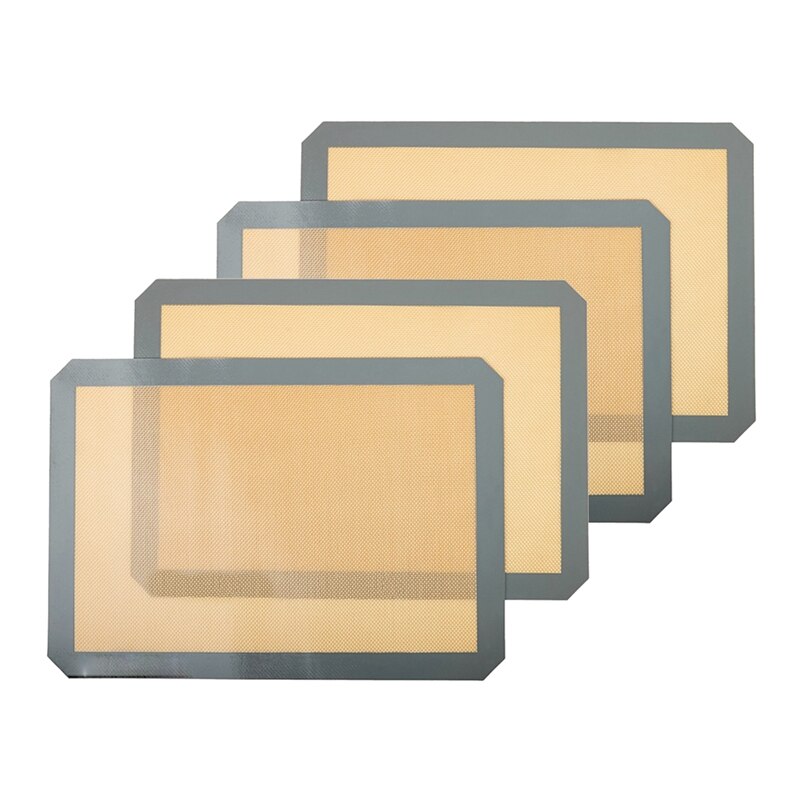 1 stuk herbruikbare milieuvriendelijke siliconen bakmat, antiaanbak siliconen ovenmat, deegrolmat, bakmat, gebakklei