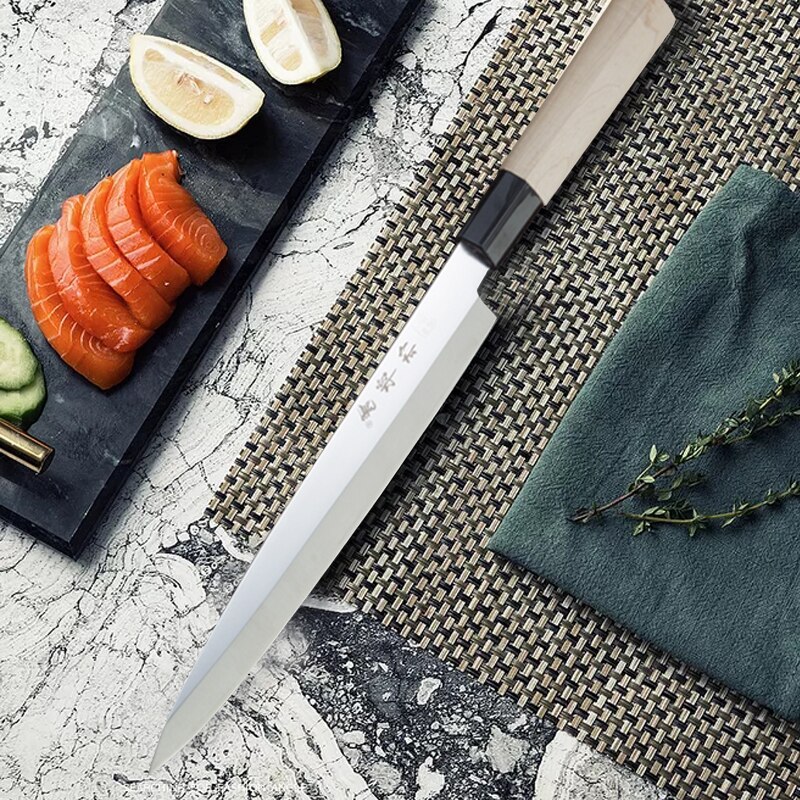 Japanese Chef Knife Sashimi Knife Sushi Cooking Knife Sharp Blade Stainless Steel Kitchen Knife Cooking Knife