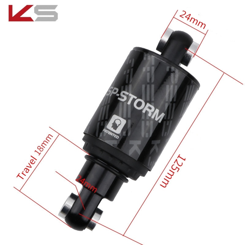 KS SP-Sturm Stoßdämpfer MTB Fahrrad Hinten Schocks Fahrrad Elektrische Rolle Hydraulische Dämpfer 850P 125mm