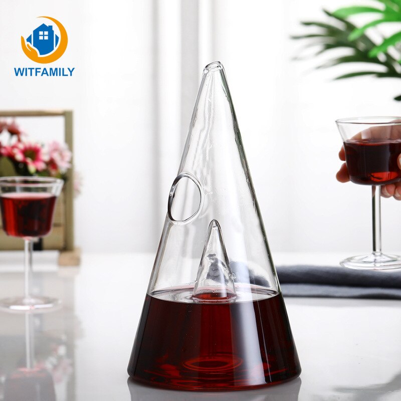 Druif Wijn Dispenser Piramide Kristal Glas Wijn Decanter Filter Waterval Brandy Whisky Champagne Rode Fles Jug Schenker Beluchter