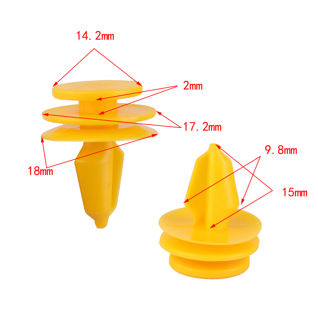 Nylon Panel Retainers Clips for Jeep Grand Cherokee 6507686-AA 30Pcs