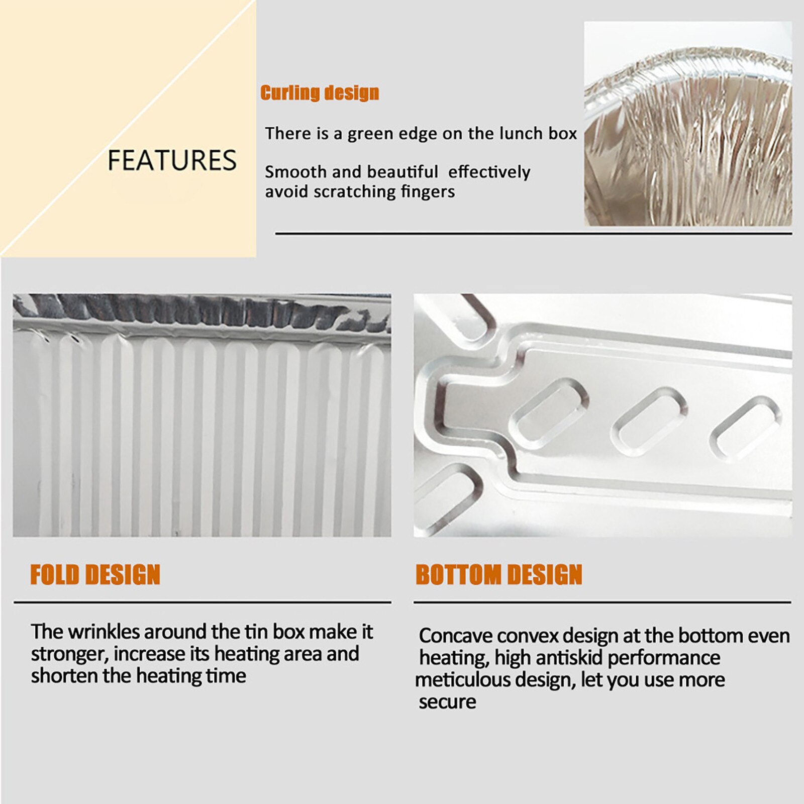 40# Tin Carton Barbecue Packing Box Skewers Packing Box Insulation Meal Box 20pcs Barbecue Packing Box Kitchen Accessories Tools