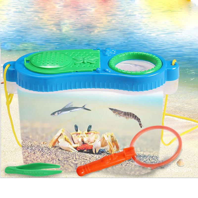Kinderen Onderwijs Speelgoed Insect Voeden Experimentele Observatie Doos Insect Onderzoek Plastic Tool Box Set