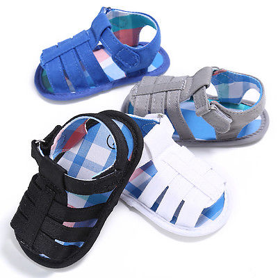 0-18m baby børn drenge sandaler sommer børn åndbare antiskid klud sko