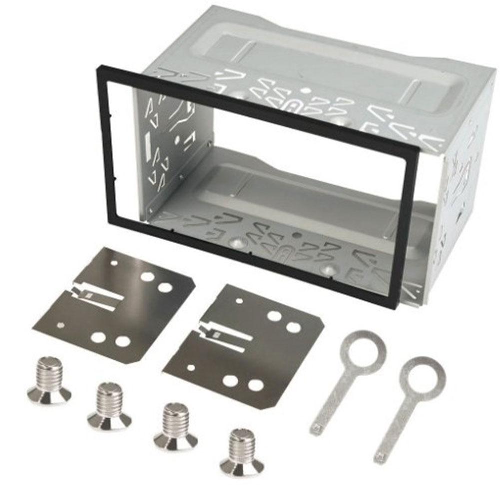 2 DIN Radio Installation Frame Unit Universal Cage Radio Vehicle Case Car DVD Player Framework Mounting Plate Frame For Passat: Default Title
