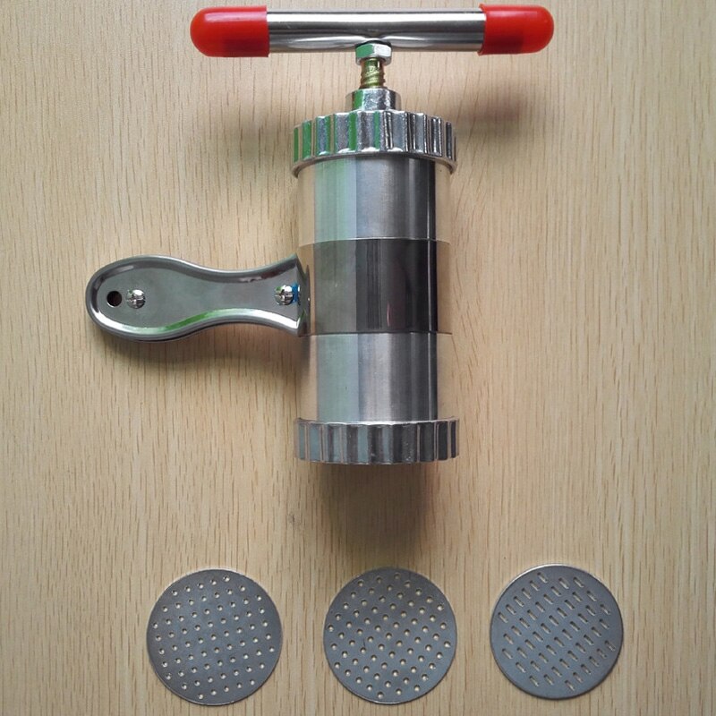 Manual Pasta Machine Kitchen Machine Noodle Cutting Machine with 3 Die Tools